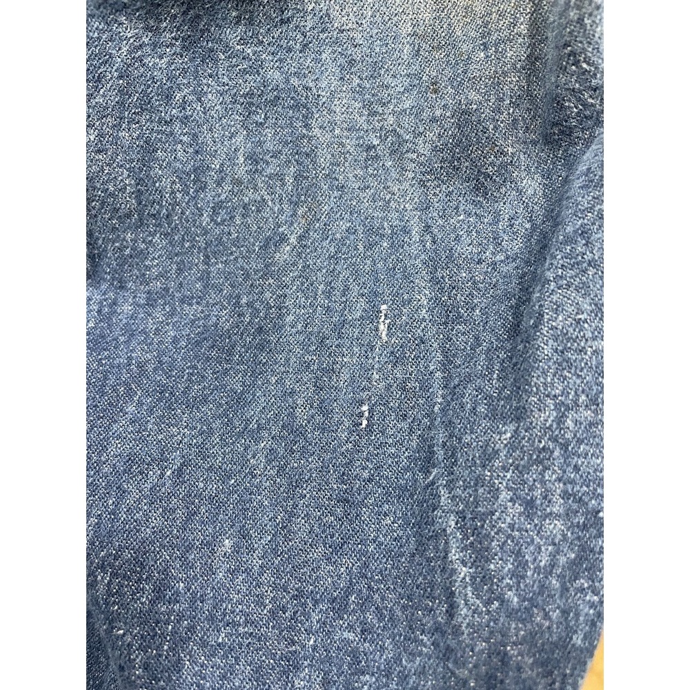 Vintage COWDEN Blue Cotton Denim Bib Overalls Distressed 32x29 Mens - Picture 11 of 16
